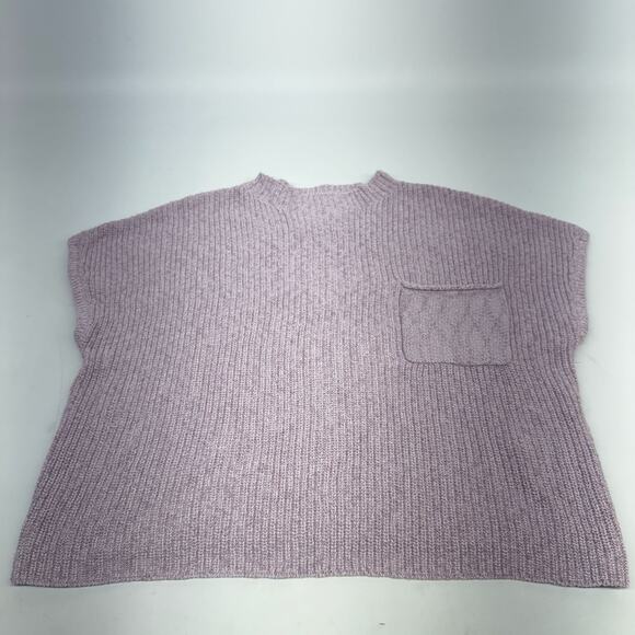 Free People Womens Pink Freya Short Sleeve Sweater - Size L New - Picture 2 of 7